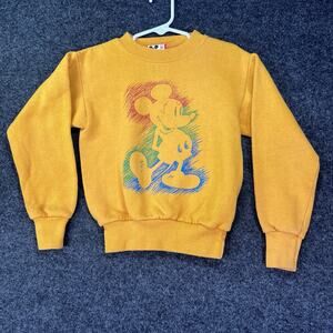 Disney Yellow Mickey Mouse Sweatshirt
